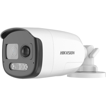 Camera AnalogHD ColorVu 2MP cu PIR si alarma incorporata, lentila 2.8mm, lumina alba 40 m, Audio - HIKVISION