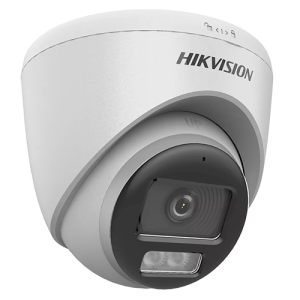 ColorVu, Dual Light - Camera analog 2MP, lentila 2.8mm, IR 40m, WL 40m, TVI/AHD/CVI/CVBS, Mic., IP67 - HIKVISION