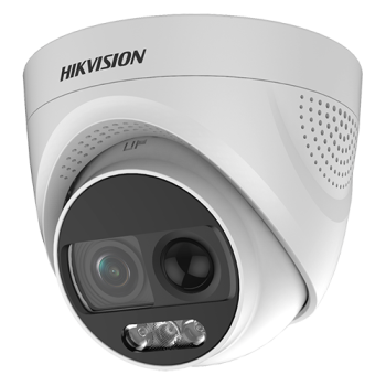 Camera ColorVU AnalogHD 2MP cu PIR si alarma incorporata, lentila 2.8mm, lumina alba 20 m - HIKVISION Camera ColorVU AnalogHD 2MP cu PIR si alarma incorporata, lentila 2.8mm, lumina alba 20 m - HIKVISION