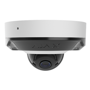 Camera mini dome IP 8.0MP, lentila 2.8 mm, IR 15m, WL 15m, PoE, alb - AJAX