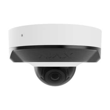 Camera mini dome IP 8.0MP, lentila 2.8 mm, IR 30m, PoE, alb - AJAX