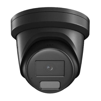 Deep Learning, ColorVu, Dual Light - Camera IP, 4MP, lentila 2.8mm, IR 40m, WL 40m, Mic, PoE, Neagra - HIKVISION