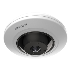 Smart Event, Fish Eye - Camera IP, 5MP, lentila 1.05mm, IR8m, Mic., Alarm, PoE - HIKVISION