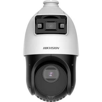 TandemVu, DarkFighter si ColorVu - PTZ IP 4MP, lentila 2.8mm si 4.8~120mm(25X), WL 30m, IR 100m, Audio, Alarma - HIKVISION TandemVu, DarkFighter si ColorVu - PTZ IP 4MP, lentila 2.8mm si 4.8~120mm(25X), WL 30m, IR 100m, Audio, Alarma - HIKVISION