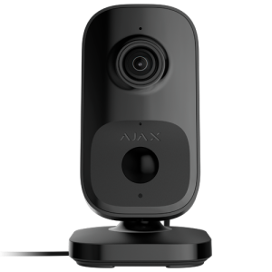 Camera Indoorcam IP, interior, 4MP, lentila fixa, PIR, IR 8m, negru- AJAX