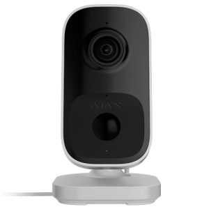 Camera IP interior 4MP, lentila fixa, PIR, IR 8m, alb - AJAX