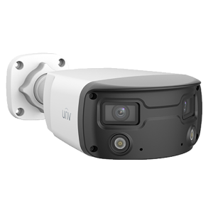 Camera IP seria Colorhunter 4MP, WhiteLight30m, Audio, Alarm,  double lens, PoE, IP 67, IK10 - UNV