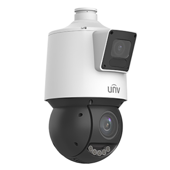 Camera Dual-lens IP, PTZ, 4MP, 25X, IR100m&WL30m, AutoTracking, Audio, Alarm, PoE, IP66 - UNV Camera Dual-lens IP, PTZ, 4MP, 25X, IR100m&WL30m, AutoTracking, Audio, Alarm, PoE, IP66 - UNV
