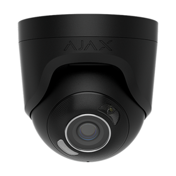 Camera turret IP 5.0MP, lentila 2.8 mm, IR 50m, WL 50m, PoE, negru - AJAX