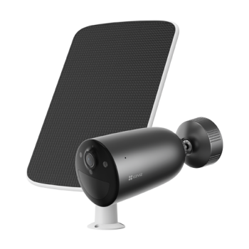 Kit camera IP + panou solar, rezolutie 2K, 4G, baterie 5.200 mAh, Audio bidirectional - EZVIZ