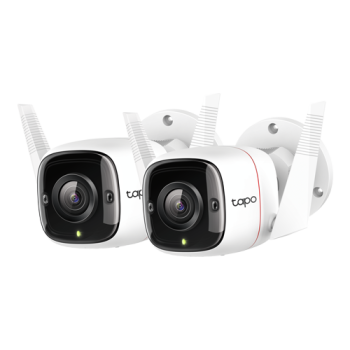 Pachet 2 Camere IP Wi-Fi, 2K, Audio bidirectional, IR 30M - TP-Link Tapo Pachet 2 Camere IP Wi-Fi, 2K, Audio bidirectional, IR 30M - TP-Link Tapo