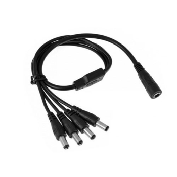 Conector de alimentare 12V, 1 intrare MAMA, 4 iesiri TATA