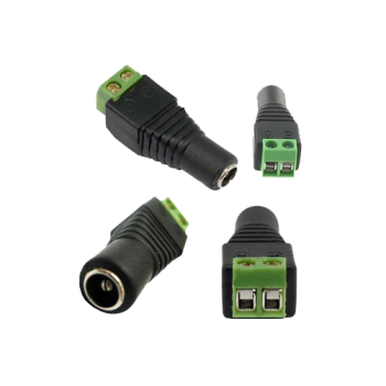 Conector de alimentare mama, 12V, cu surub