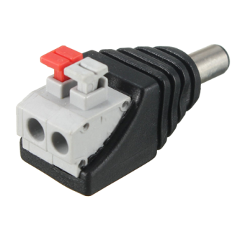Conector de alimentare tata, 12V, cu terminal rapid