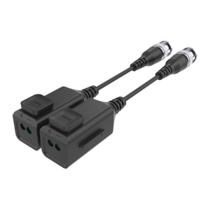 Video balun pasiv HD 4K, cu sistem organizare si buton pentru sertizare rapida tip PUSH  (set 2 buc.)