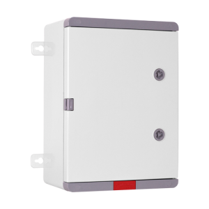 Cutie distributie IP67 din ABS gri, usa mata, placa metalica, 250x350x150 mm