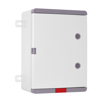 Cutie distributie IP67 din ABS gri, usa mata, placa metalica, 250x350x150 mm