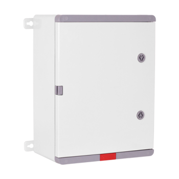 Cutie distributie IP67 din ABS gri, usa mata, placa metalica, 300x400x170 mm