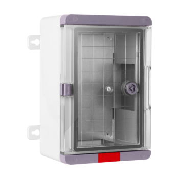 Cutie distributie IP67 din ABS gri, usa transparenta, placa metalica, 200x300x130 mm Cutie distributie IP67 din ABS gri, usa transparenta, placa metalica, 200x300x130 mm