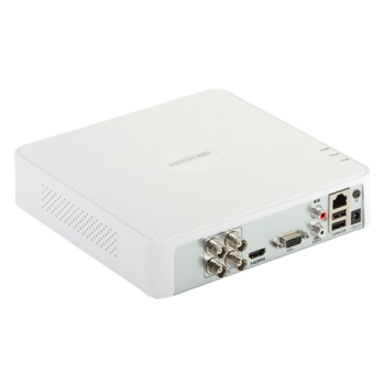 DVR 4 ch. video 4MP lite, AUDIO HDTVI ``over coaxial`` - HIKVISION