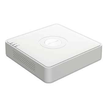 DVR AcuSense 4 ch., 1080P + 1 ch. IP 6MP, AUDIO ``over coaxial``, 1U - HIKVISION