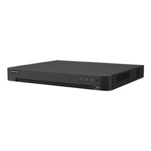 DVR AcuSense 8 ch., 5MP + 8 ch. IP 8MP, Audio bidirectional, Alarma, 1U - HIKVISION