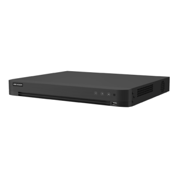 DVR AcuSense 8 ch., 5MP + 8 ch. IP 8MP, Audio bidirectional, Alarma, 1U - HIKVISION