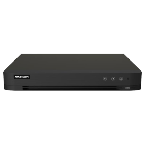 DVR AcuSense 16 ch., 5MP + 8 ch. IP 6MP, Alarma I/O, VCA - HIKVISION