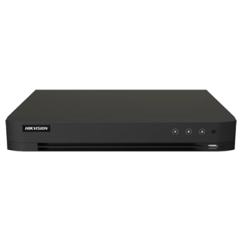 DVR AcuSense 16 ch., 5MP + 8 ch. IP 6MP, Alarma I/O, VCA - HIKVISION