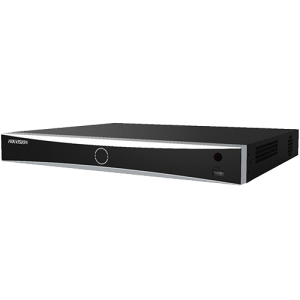 AcuSense - NVR 4K, 32 canale 12MP, Alarma  4IN/1 OUT - HIKVISION