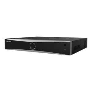 NVR 4K, AcuSense, total 32 canale max. 12MP, 16 porturi PoE, Alarma, 1.5U - HIKVISION