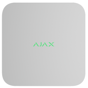 NVR 16 canale, alimentare 12V - DC, ethernet, alb - AJAX
