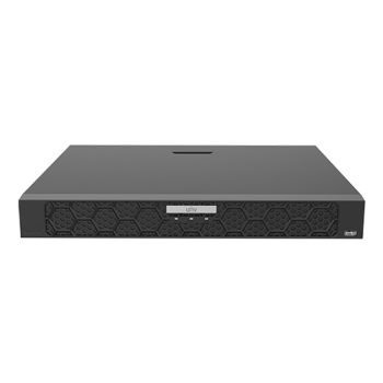 NVR 4K, 16 canale PoE, 16MP, 2xSATA, Alarma I/O - UNV