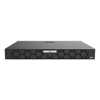 NVR 4K, 32 canale 16MP, 2xSATA, Analiza video, Alarma I/O - UNV