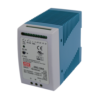 Sursa de alimentare in comutatie, 13.8V / 4.5A + 2.5A, sina DIN, backup - MEAN WELL