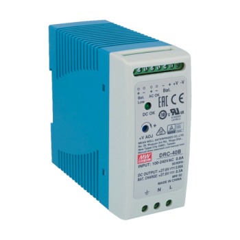 Sursa de alimentare in comutatie, 27.6V / 0.95A + 0.5A, sina DIN, backup - MEAN WELL Sursa de alimentare in comutatie, 27.6V / 0.95A + 0.5A, sina DIN, backup - MEAN WELL