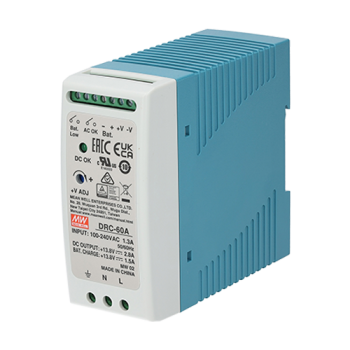 Sursa in comutatie cu back-up, 13.8V / 2.8A, monitorizare, sina DIN - MEAN WELL Sursa in comutatie cu back-up, 13.8V / 2.8A, monitorizare, sina DIN - MEAN WELL