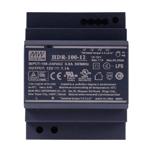 Sursa de alimentare in comutatie, 12V / 7.1A, sina DIN - MEAN WELL