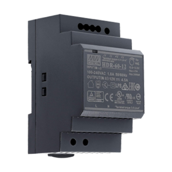 Sursa de alimentare in comutatie, 12V / 4.5A, sina DIN - MEAN WELL