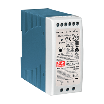 Sursa de alimentare in comutatie, 48V/1.25A, 60W, sina DIN - MEAN WELL