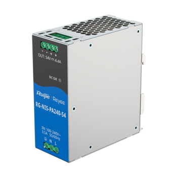Sursa de alimentare in comutatie, 54V/4.4A, 240W, sina DIN - Ruijie Reyee Sursa de alimentare in comutatie, 54V/4.4A, 240W, sina DIN - Ruijie Reyee