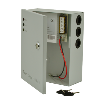 Sursa de alimentare 12V, 3A, back-up in cabinet metalic