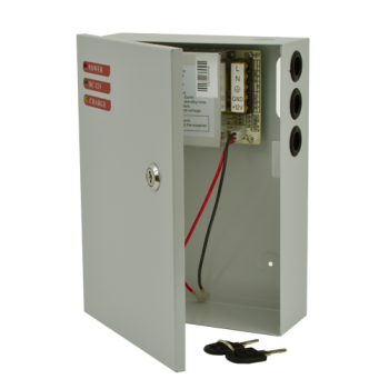 Sursa de alimentare 12V, 5A, back-up in cabinet metalic