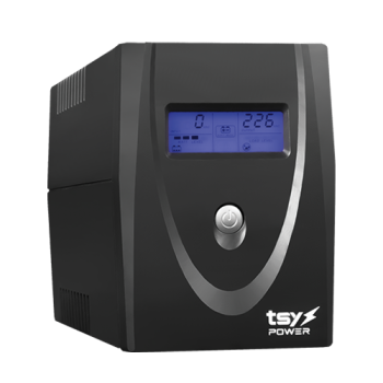 UPS TSY Power, 600VA/360W, LCD, AVR-Repornire automata, Management, 2 x Schuko, 2 x RJ45, 1 X USB type B UPS TSY Power, 600VA/360W, LCD, AVR-Repornire automata, Management, 2 x Schuko, 2 x RJ45, 1 X USB type B