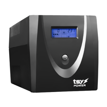 UPS TSY Power, 1200VA/720W, LCD, AVR-repornire automata, Management, 4 x Schuko, 2 x RJ45, 1 X USB type B