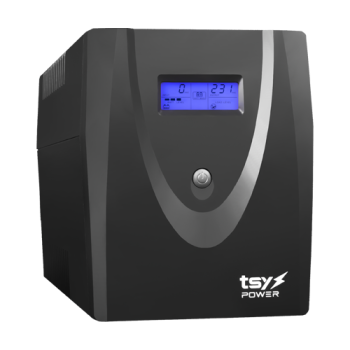UPS TSY Power, 2000VA/1200W, LCD, AVR-repornire automata, Management, 4 x Schuko, 2 x RJ45, 1 X USB type B UPS TSY Power, 2000VA/1200W, LCD, AVR-repornire automata, Management, 4 x Schuko, 2 x RJ45, 1 X USB type B