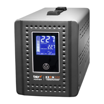 UPS 500VA(fara baterie inclusa), repornire automata, afisaj LCD, protectii multiple, Input AC 155-285V