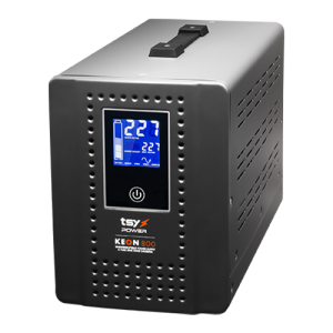 UPS 800VA(fara baterie inclusa), repornire automata, afisaj LCD, protectii multiple, Input AC 155-285V